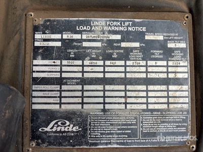 Linde H30 Forklift