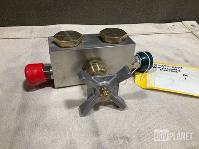(2) Meggitt 20070 PL20070 Manifold Valve Assemblies