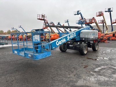 2015 Genie S-60X 4WD Diesel Piattaforma monobraccio