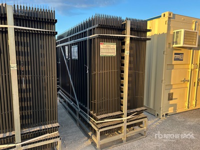 Quantity of (30) 2026 KJ K0710-30 10 ft x 7 ft Powder Coated Fencing (Unused)