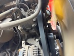 Engine with A/C Compressor