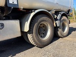 Underbody with Left Front Drive Tires