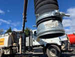 Chassis with Vacuum Intake Hose