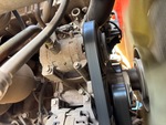 Engine with A/C Compressor
