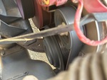 Engine with A/C Compressor