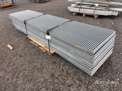 Quantity of 108 in x 26 in x 1 in Galvanized Grids