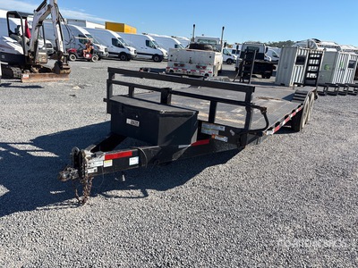 2023 Texas Pride EQ818216KBP 20 ft T/A Equipment Trailer