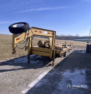 2008 Liberty LF14K20 Gooseneck Flatbed Trailer