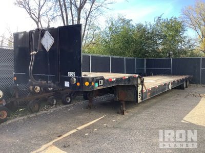 2001 Landoll 48 ft T/A Sliding Axle Trailer