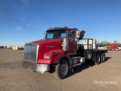 2016 Hiab 099B-3 CLX 4800 kg Knuckle Boom on 2010 Western Star 4900SB 6x4 Ciężarówka z wysięgnikiem
