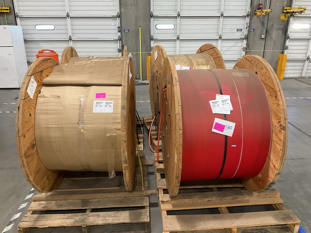 (4) Spools of Fiber Optic Cables