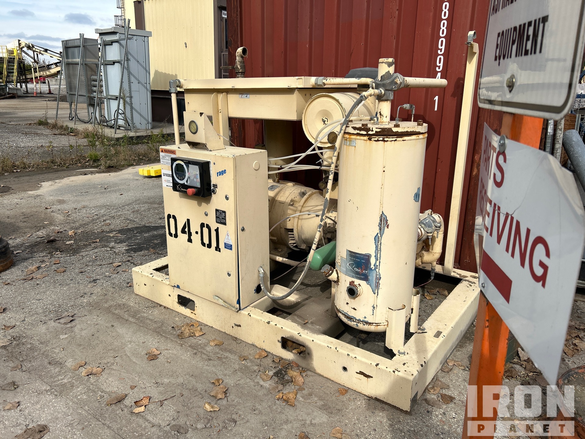 American Precision Industrys 200 cfm Skid-Mounted Electric Compressore