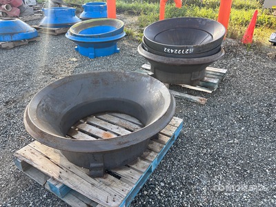 Quantity of (2) Pallets of Cone Liners Medium Fine - Fits Telsmith 44SBS