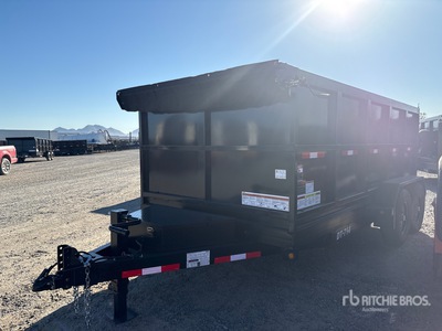 2027 Denton DT07144 14 ft T/A Dump Utility Trailer
