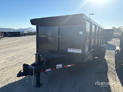 2027 Denton DT07144 14 ft T/A Dump Utility Trailer