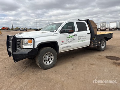 2018 GMC Sierra 3500HD 4x4 Crew Cab Camion à Plateau