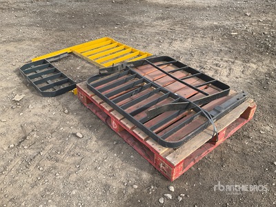 Quantity of (4) Forklift Backrests