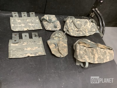 (220) M4 Three Mag Pouches, (67) Waist Packs & Assorted Items