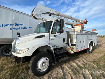 Altec A0445 45 ft on 2007 International 4400 4x2 Cable Placer Bucket Truck (Inoperable)