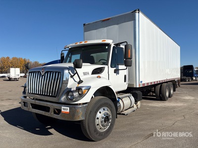 2017 International WorkStar 7500 6x4 Van Truck
