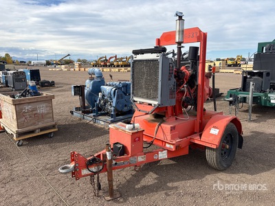 2011 Godwin Dri-Prime CD103M Trailer-Mounted Wasserpumpe