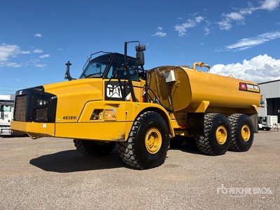 2015 Cat 740B 6x6 Articulated Water Truck