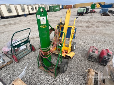Quantity of (2) Oxy-Acetylene Torch Stands Divers