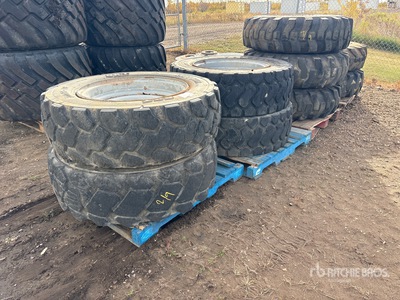 Quantity of (9) Tyres - Fits Telehandler