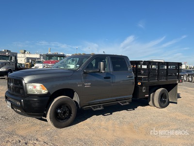 2012 Ram 3500 4x2 Crew Cab Flatbed Truck