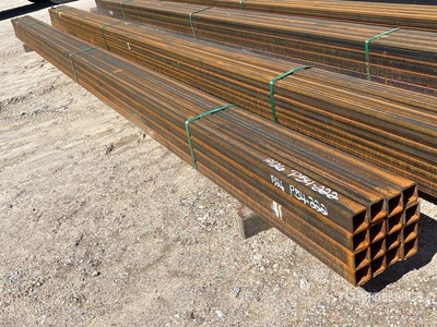 Quantity of (16) 2 in x 2 in x 18 ft Square Tubing (Unused)