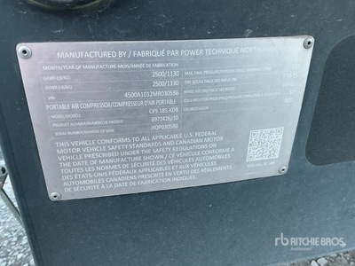 2021 CPT CPS-185 Mobile Air Compressor