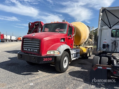 2015 Mack GU813 6x4 Mixer Truck (Inoperable)