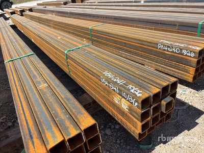Quantity of (16) 2 in x 2 in x 18 ft Square Tubing (Unused)