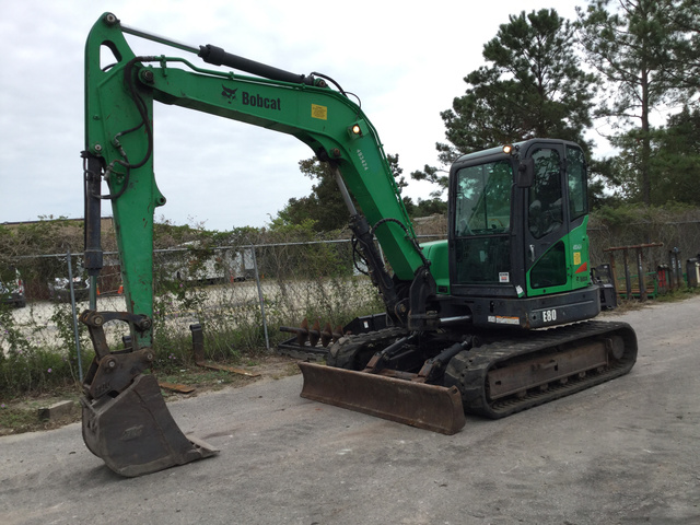 2012 Bobcat E80A Mini Excavator