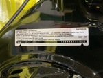 Engine with Emission Label