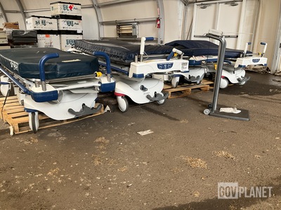 (4) Assorted Stryker Medical Stretchers & (1) Befour Patient Scale
