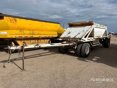 1998 Ranco 25 ft T/A Pup Belly Dump Trailer