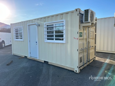 2026 20 ft 20 ft x 8 ft Skid-Mounted Storage Container Mobile Office (Unused)