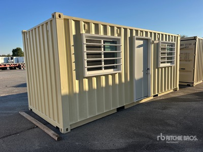 2026 20 ft 20 ft x 8 ft Skid-Mounted Storage Container Mobile Office (Unused)