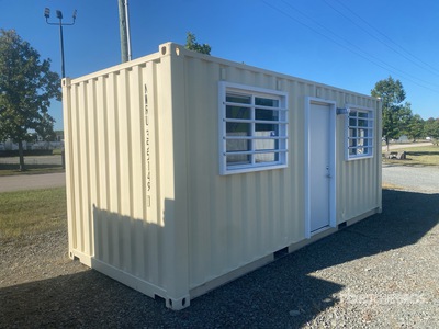 2025 20 ft x 8 ft Skid-Mounted 20 ft x 8 ft Skid-Mounted Storage Container Mobile Office Mobile Office (Unused)
