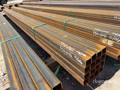 Quantity of (16) 2 in x 2 in x 18 ft Square Tubing (Unused)
