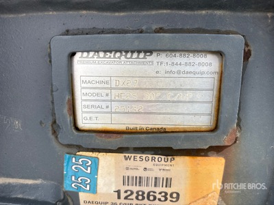 Daequip Cleanup Excavator Bucket (Unused)