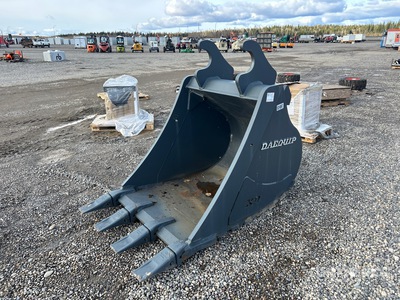 Daequip HE300 48 in Q/C Digging Excavator Bucket - Fits Doosan DX350LC-5