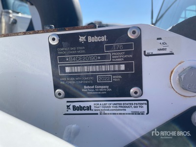 2022 Bobcat T76 Compact Track Loader