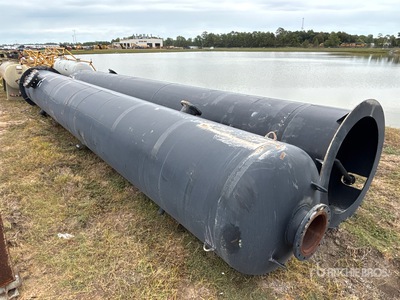 Quantity of (2) Flowserve/Valtek 48" x 30' 125 PSI Sweet Vapor Recovery Tower