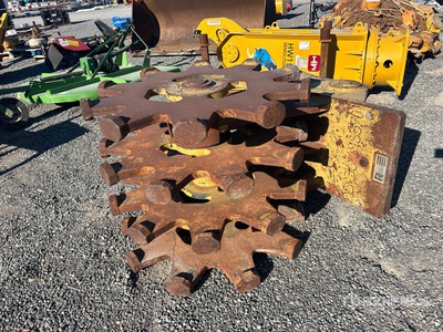 Rockland 36 in Excavator Compaction Wheel - Fits Cat 336