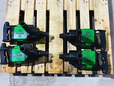 Quantity of (4) Pneumatic Spline Impact Wrenches