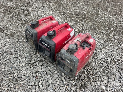 Quantity of (3) Honda EU2200i 2.2 kW Draagbare generatorset