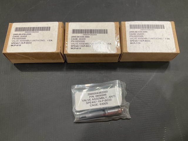 (4) Rolls Royce 6856986 Anti-Icing Valve Assemblies