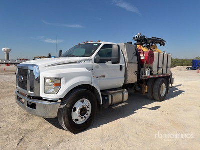 Vermeer on 2016 Ford F-650 4x2 Camion pelleteuse sous vide